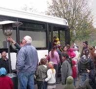 Bus MSL dans les bidonvilles